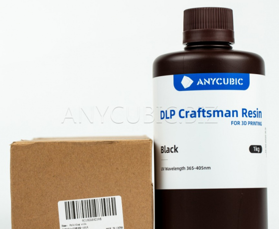 Фото 3 - Фотополімерна смола Anycubic Craftsman BLACK (Чорна) 1КГ