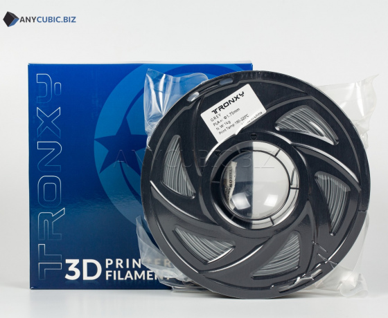 Фото 2 - Сірий PLA пластик Tronxy для 3D принтера 340m | 1 кг | 1,75 мм