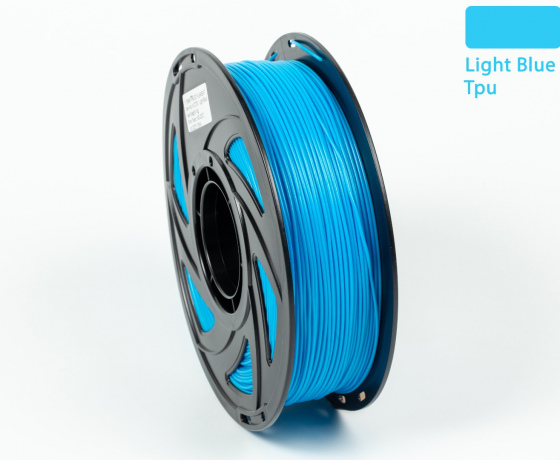 Фото 4 - TPU Filament (пластик) для 3D принтера Блакитний 1кг, 1.75мм