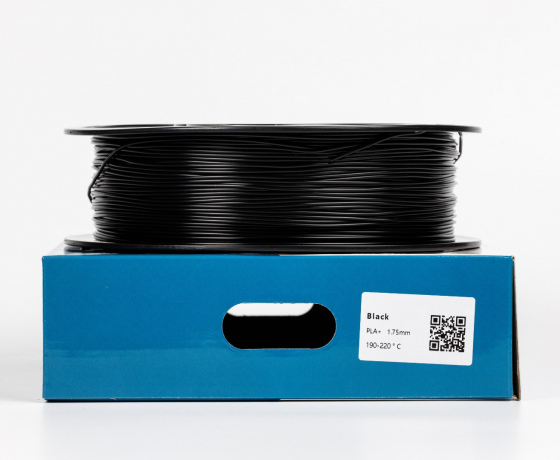 Фото 2 - Чорний пла плюс пластик для 3D принтера ✪1кг✪1.75мм