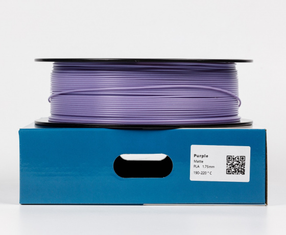 Фото 2 - Пурпурный Матовый Пла Пластик 1кг | 1.75мм | 330м