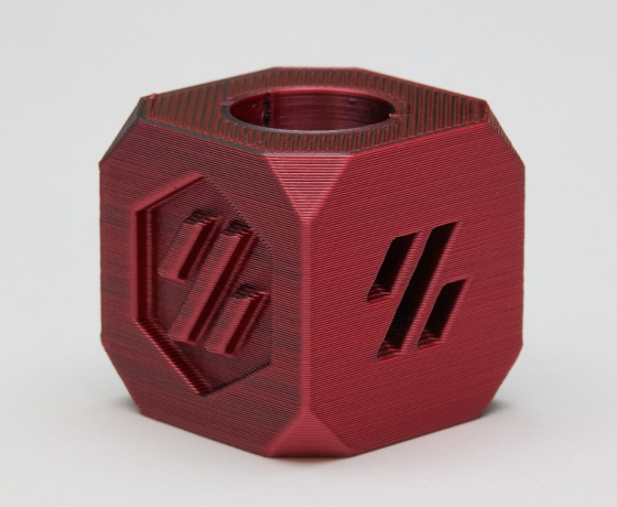 Фото 8 - Червоно-Чорний Шовковий Пла Пластик | PLA SILK Rose Red Black 1кг | 1.75мм | 330м