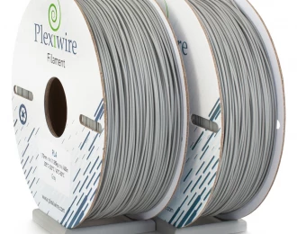 PLA пластик Plexiwire для 3D принтера сірий 400м / 1.185кг / 1.75мм